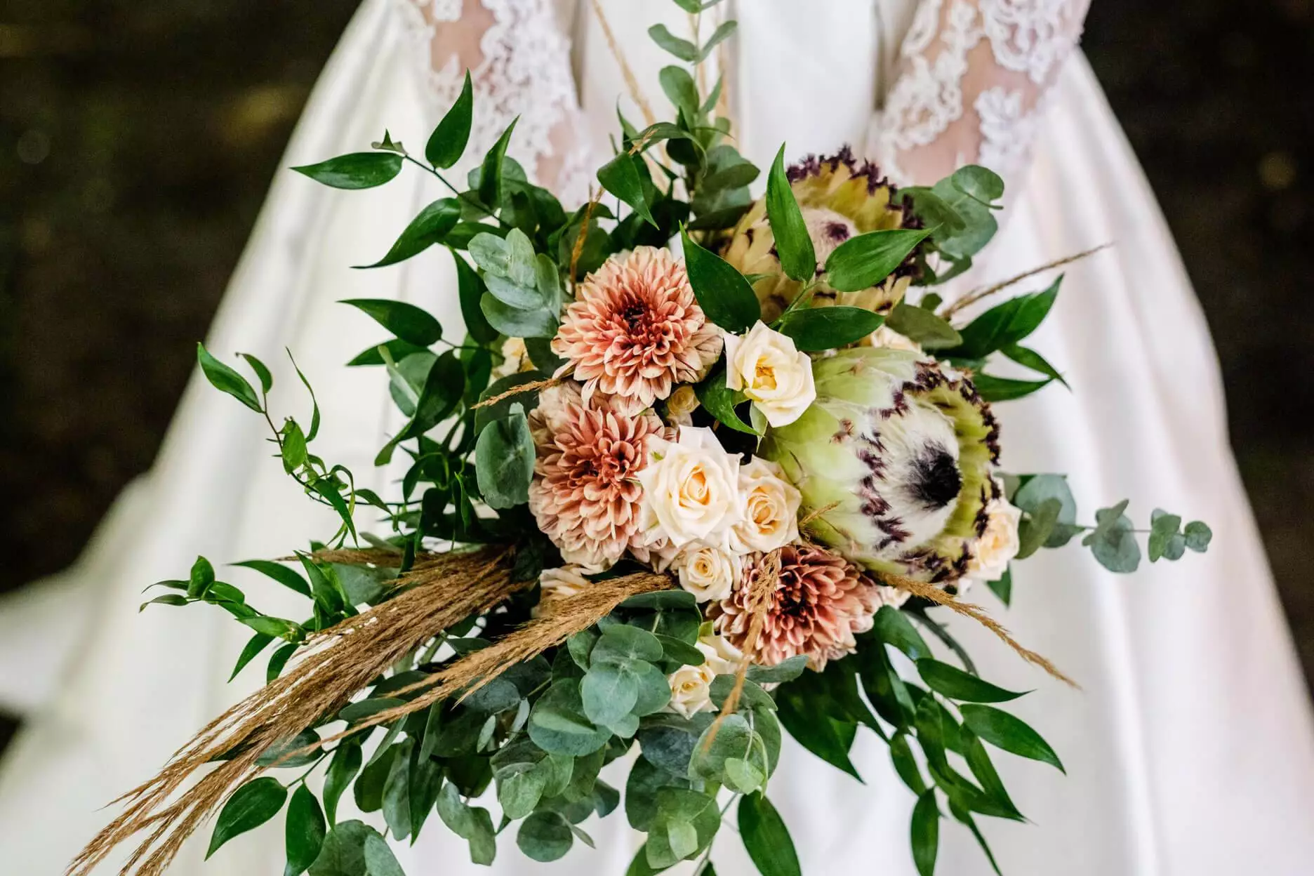 Bouquet de mariée signé Serre Sauvage